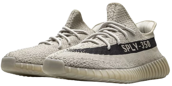 Back View of Yeezy Boost 350 V2 Slate